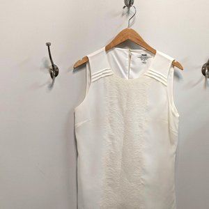 Banana Republic Ivory Lace Blouse Shell